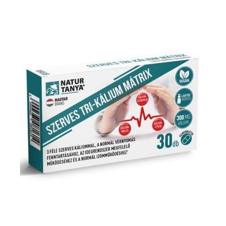 Natur Tanya® Szerves Tri-Kálium Mátrix 30db filmtabletta