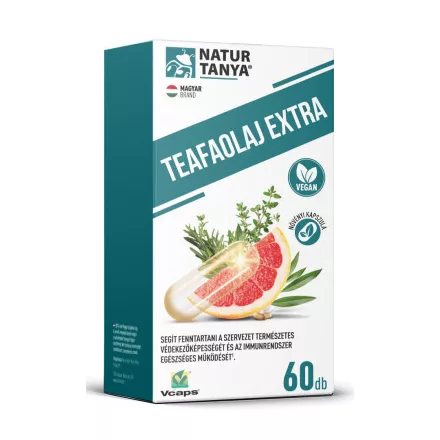 Natur Tanya® Teafaolaj Extra 60db növényi mikrokapszula