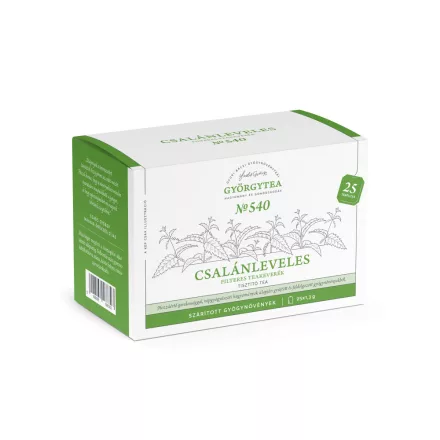 Györgytea Csalánleveles filteres teakeverék 25x1,3g Tisztító tea No.540