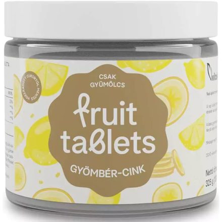 Vitaking Fruit Tablets Gyömbér-Cink (130