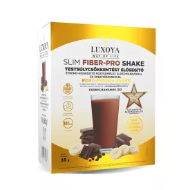 Luxoya Slim Fiber-Pro Shake - Csokis-banános 6x35g