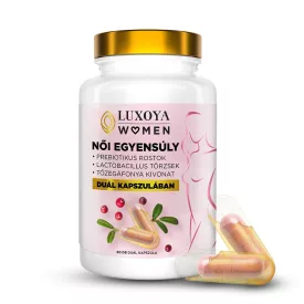   Luxoya Női egyensúly étrend-kiegészítő duál kapszula tőzegáfonya kivonattal - 60db