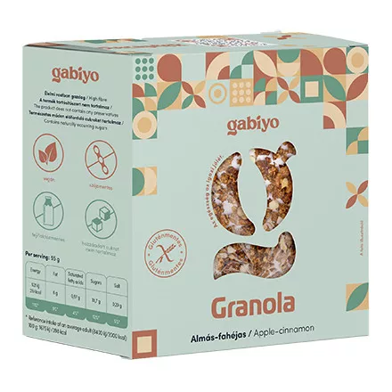 Gabiyo Granola Almás-fahéjas 275g