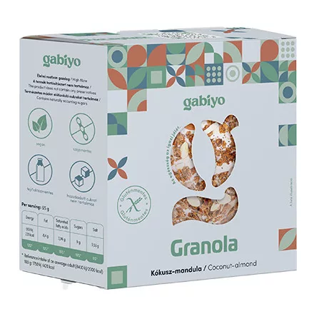 Gabiyo Granola Kókusz-mandula 275g