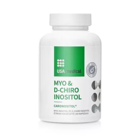 USA Medical Mio Inozitol és D-Chiro Inozitol kapszula 60 db