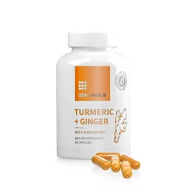 USA Medical Turmeric + Ginger kapszula 60 db