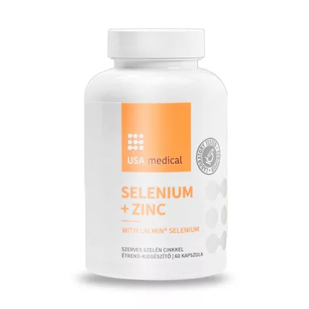 USA Medical Szerves Lalmin® szelén + cink 60 db
