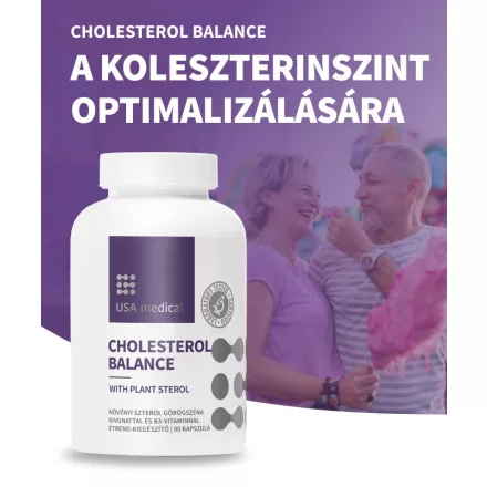 USA Medical Koleszterin Balansz növényi szterollal kapszula 90 db