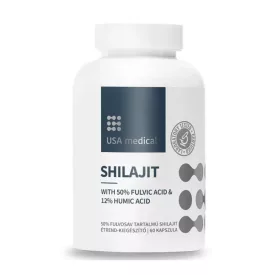 USA Medical Shilajit kapszula 50% fulvosav tartalommal 60 db