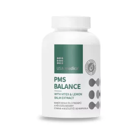   USA Medical PMS Balance barátcserjével és citromfűvel kapszula 60 db