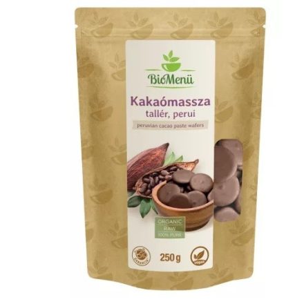 BIO Kakaómassza tallér perui 250g BioMenü