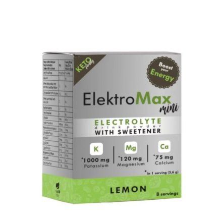 Health Market – Elektromax citrom ízű italpor - 8 tasak