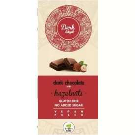 Health Market Dark Delight egész mogyorós 80 g