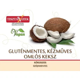   Kókuszos omlós keksz 180g Tiszta Ízek gluténmentes, kézműves