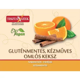   Narancsos-fahéjas omlós keksz 180g Tiszta Ízek gluténmentes, kézműves