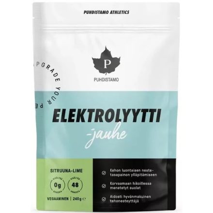 Puhdistamo Elektrolit 240g citrom-lime ízű italpor