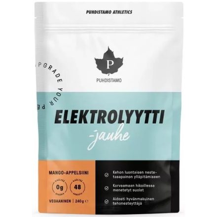 Puhdistamo Elektrolit 240g mangó-narancs ízű italpor