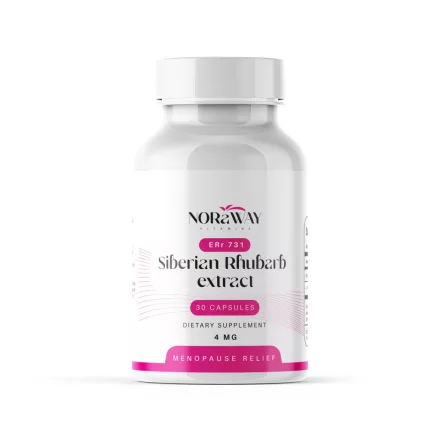 NORaWAY Siberian Rhubarb extract 4mg ERr 731 Szibériai rebarbara kivonat 30 kapsz
