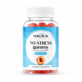 NORaWAY No Stress gummy 60db barackos gumicukor, cukormentes
