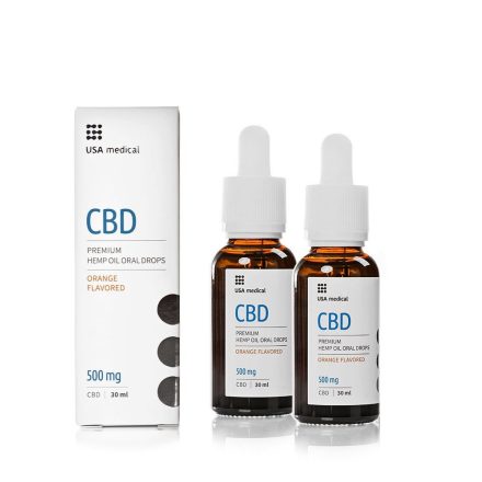 USA Medical CBD olaj 500mg - 2x30ml