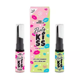 Flirty Kiss ehető vágyfokozó gél epres mentás