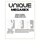 UNIQ - MEGASEX LATEXMENTES ÉRZÉKENY ÓVSZER 3 DARAB