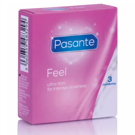 Pasante Sensitive – ultra vékony érzéki óvszer 3 db-os