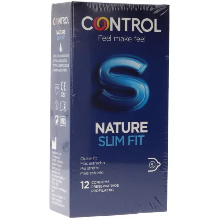 CONTROL - Nature Slim Fit – prémium óvszer 12 db-os kiszerelés