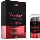 INTT - erőteljes, eper ízű intim vibráló gél 15 ml