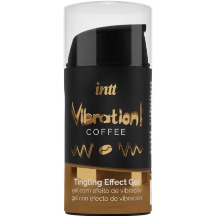 INTT – erőteljes intim stimuláló vibráló gél kávé aromával