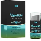 INTT – erőteljes intim stimuláló gélt vibrátorral, Gin & Tonic
