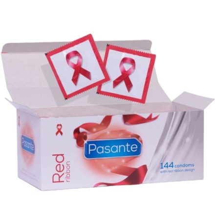 PASANTE - Prémium piros szalag óvszerek 144 db-os kiszerelés