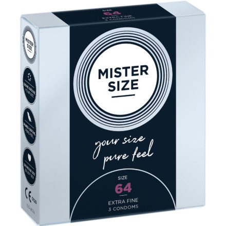 MISTER SIZE - ÓVSZER MÉRET XXL 64 MM (3 DB)