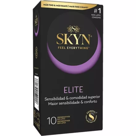 SKYN - ELITE ULTRA-THIN ÓVÁZ 10 DARABOS CSOMAGBAN - Kényelem és érzéki élmény minden együttlét során