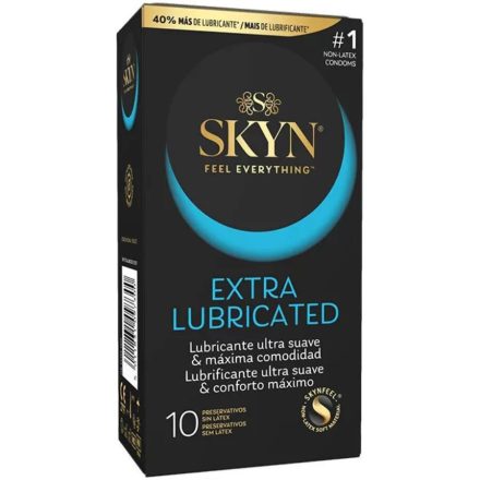 SKYN - Extra Síkosított Óvszer (10 db) - Prémium kényelem és védelem érzékletes élményekhez