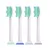 Fogkefefej Philips Sonicare elektromos fogkeféhez HX6014 - 4db - utángyártott