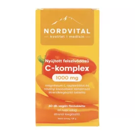 Nordvital C-vitamin komplex retard kapszula 1000mg - 60db
