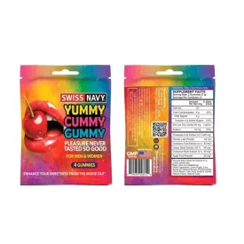   Yummy Cummy Gummy – Gyümölcsízű gumicukor az intimebb pillanatokhoz – 4 db